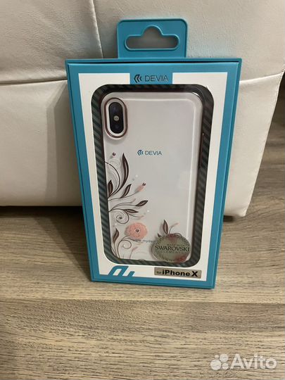 Чехол devia на iPhone 10 XS от swarovski