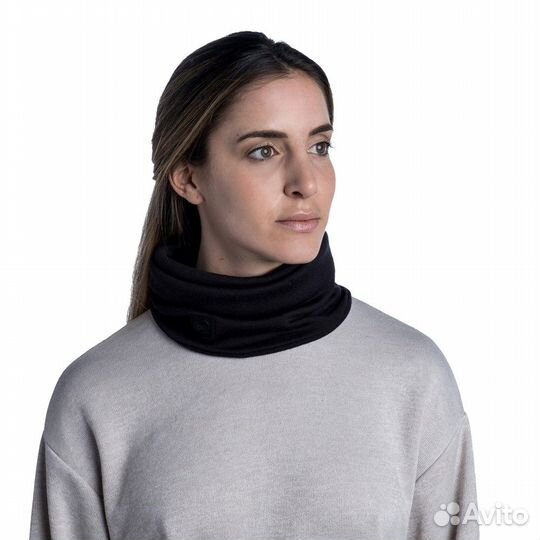 Бандана Buff Merino Heavyweight Solid Black