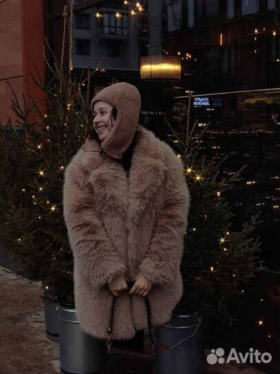 Шуба из эко меха под Zara