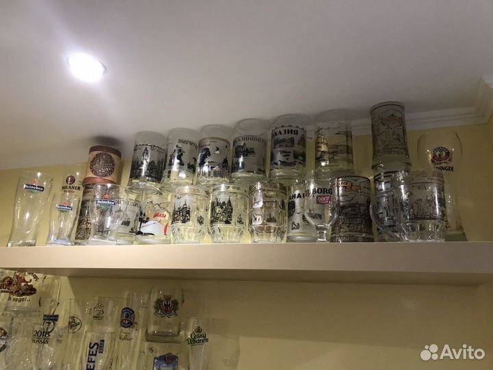 Пивные кружки и бокалы