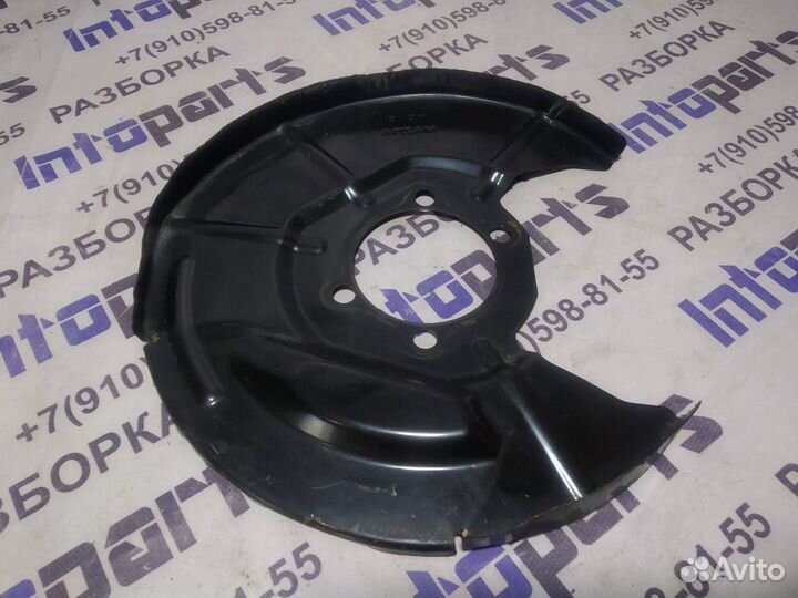 Кожух пыльник тормозного диска задний Mazda 3 BM