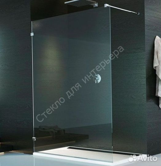 Стеклянные душевые перегородки