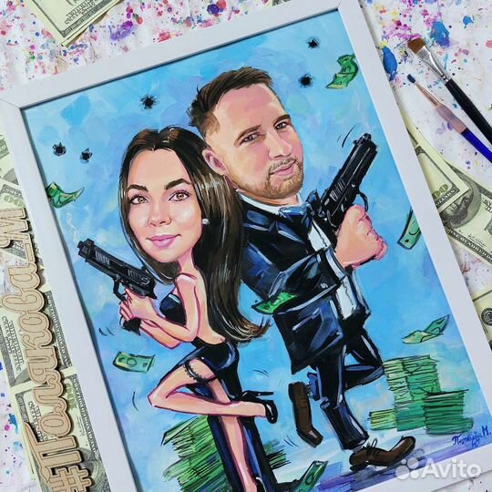 Шарж по фото. Шаржист