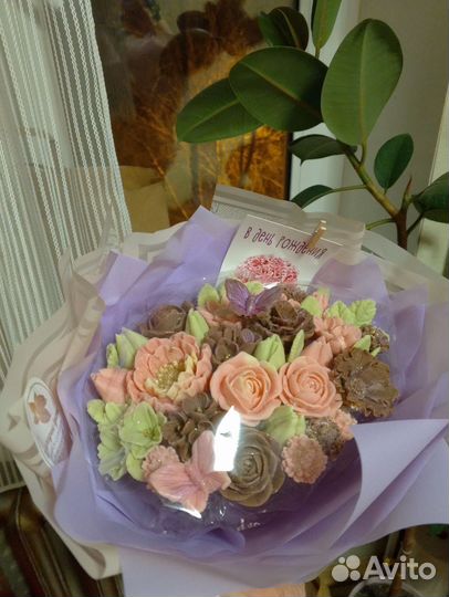 Букет и цветочки