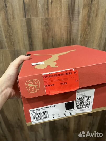 Кеды puma утепленные 37