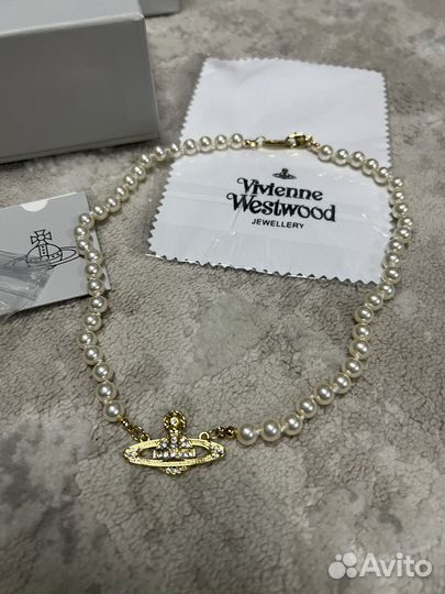 Vivienne Westwood колье золотое ожерелье