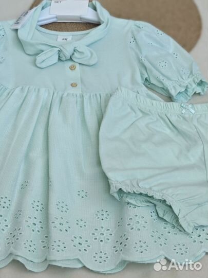 Комплект 86, 92 H&M праздничный, для фотосессии