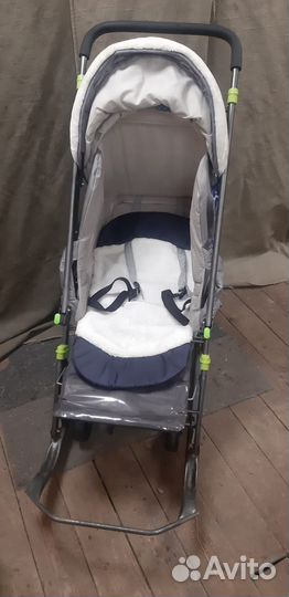 Детские санки коляска