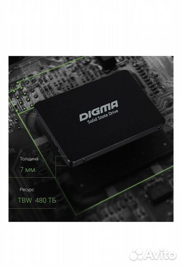 Ssd диск на 1Tb (новый) гарантия Citilink до 2027