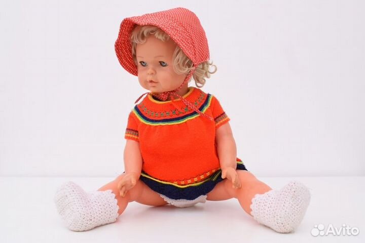 Кукла ГДР. Клеймо H.He. Horst Heerlein