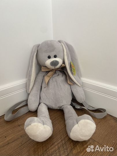 Заяц мягкая игрушка(рюкзак)