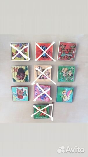 Значки детские, советские, переливашки, СССР