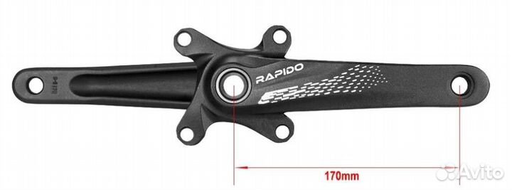 Система шатунов Hollowtech II Новый комплект