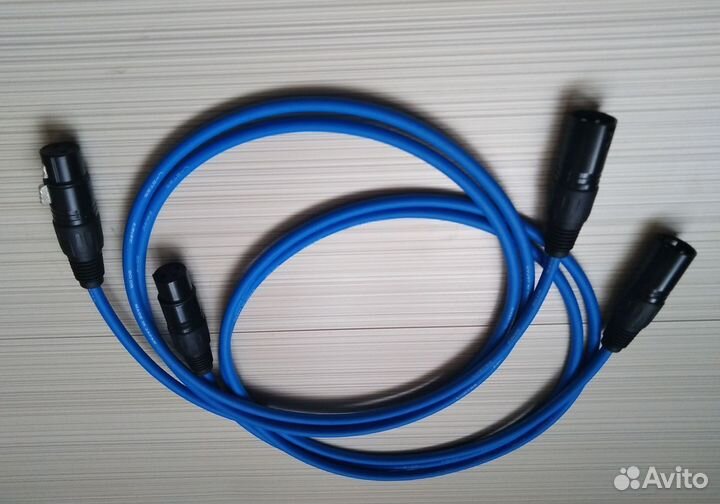 0.7м Балансные кабели XLR-XLR Canare (Japan)