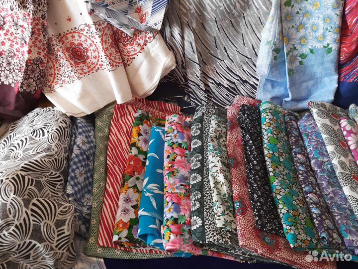 Ткани СССР драп. Шторы. Бязь. Лен