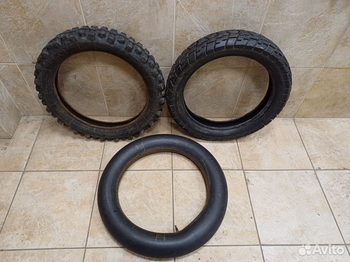 Покрышки 4/R18(грязевая) и 120/90/R18 на Иж