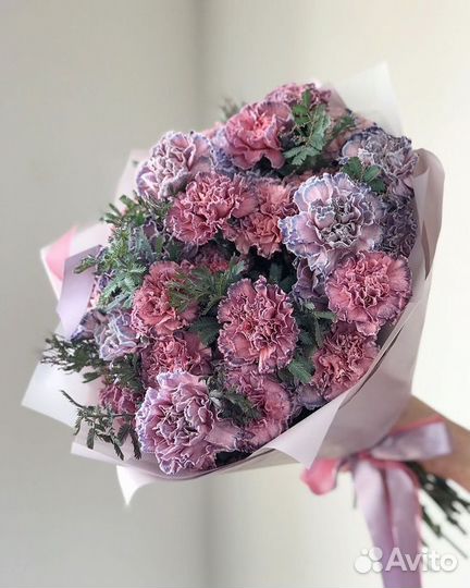 Букет из диантусов (гвоздика)