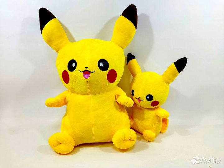 Пикачу мягкие разных размеров