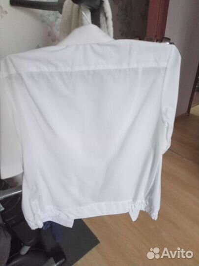 Форма полиции рубашка белая с коротким рукавом