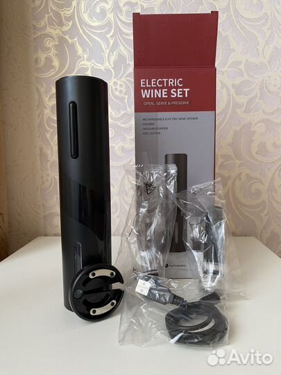 Электрический штопор для вина на аккамуляторе 4в1