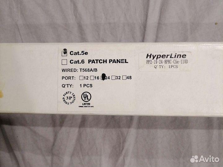 Патч панель 24