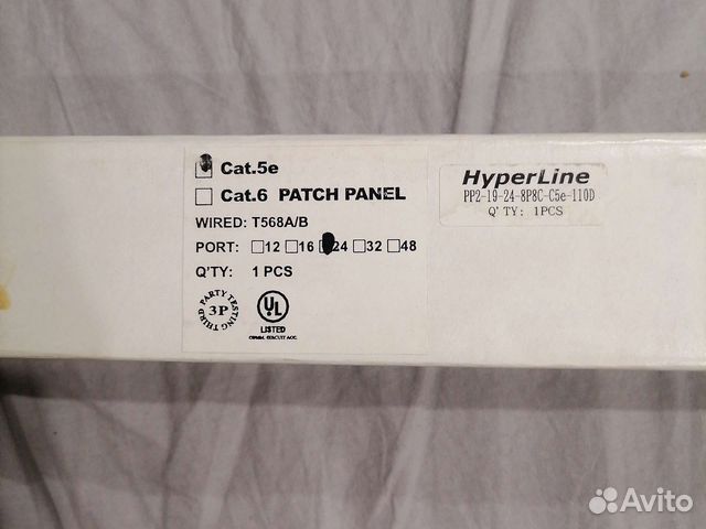 Патч панель 24