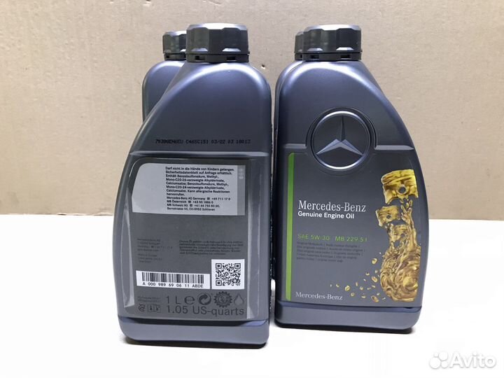 Мотрное масло Mercedes-Benz Оригинал