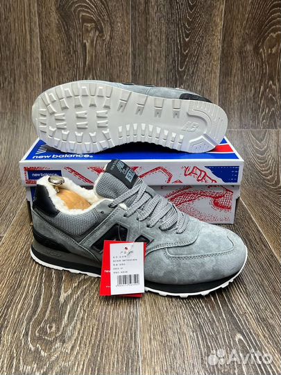 Кроссовки зимние New balance 574 с мехом