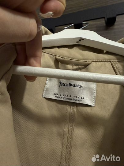 Тренч женский - плащ Stradivarius S