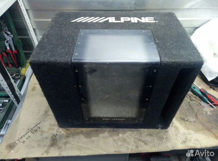 Короб от сабвуфера alpine