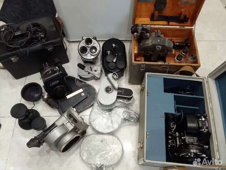 Кинокамеры родина, конвас, pentaflex 16, бачки