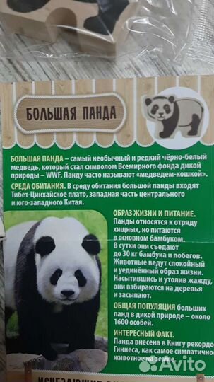 Панда Happy Box Исчезающие Животные