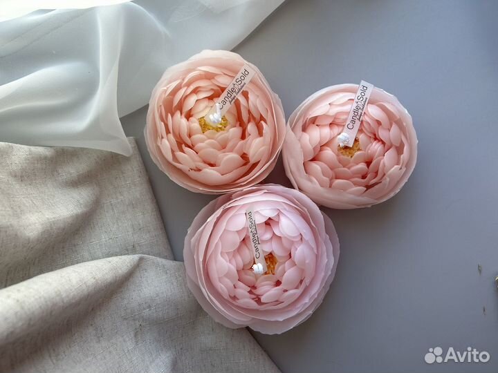 Набор подарочный ,Свеча бутон, цветок