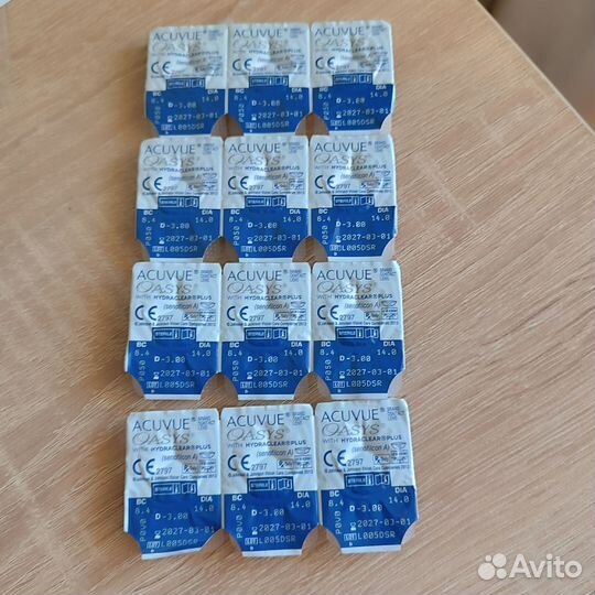 Линзы контактные acuvue oasys двухнедельные -3