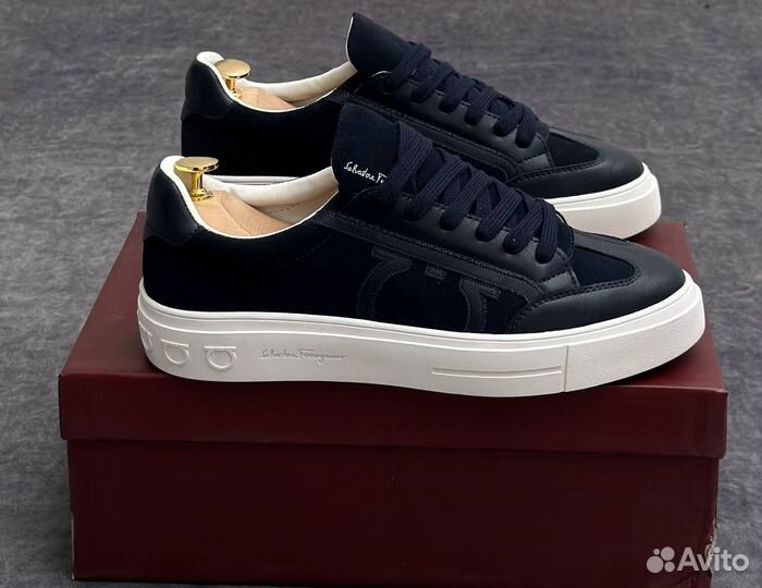 Кеды мужские Salvatore Ferragamo, синие