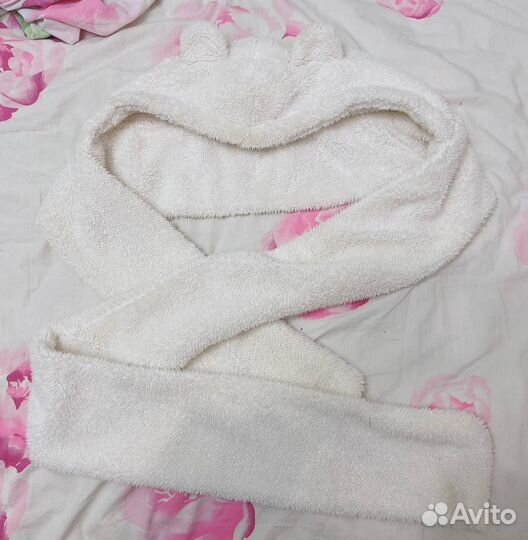 Шапка шарф с ушками y2k