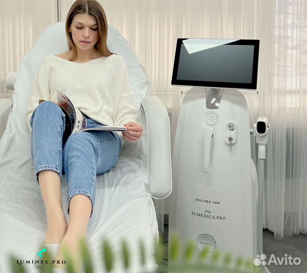 Диодный лазер для эпиляции Lumines. Эво’Про 2400вт