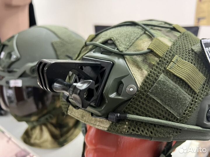 Крепление на военный шлем для GoPro и камер