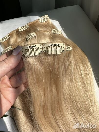 Волосы на заколках натуральные Hairshop (50 см)