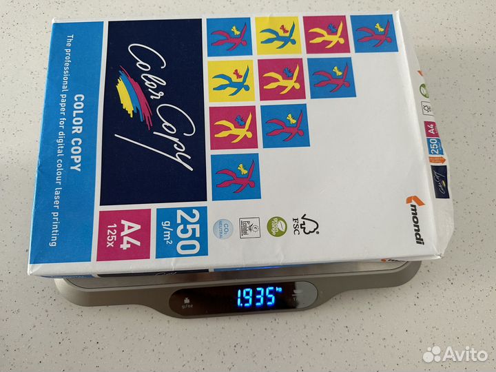 Фотобумага 2 шт mondi color copy 250 г/м2, 12упа