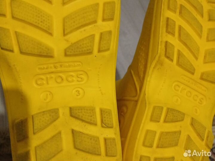 Резиновые сапоги crocs