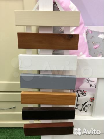 Детская кровать из массива сосны 