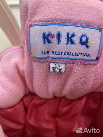 Зимний комбинезон для девочки 86