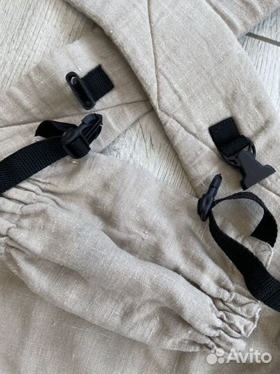 Слинг кенгуру льняная переноска