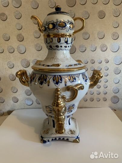 Самовар фарфоровый