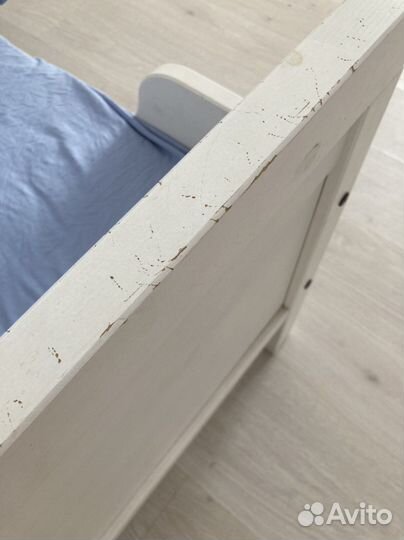 Детская кровать IKEA раздвижная 2шт+ 2матраса