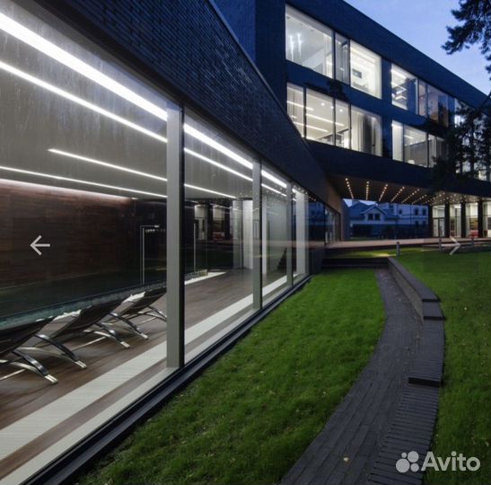 Линейный светодиодный встраиваемый светильник