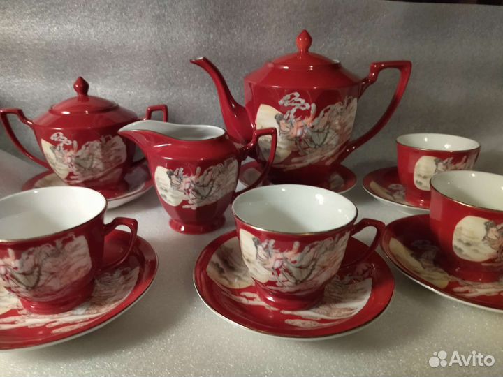 Сервиз чайный старинный из Китая