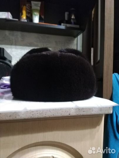 Норковая шапка мужская