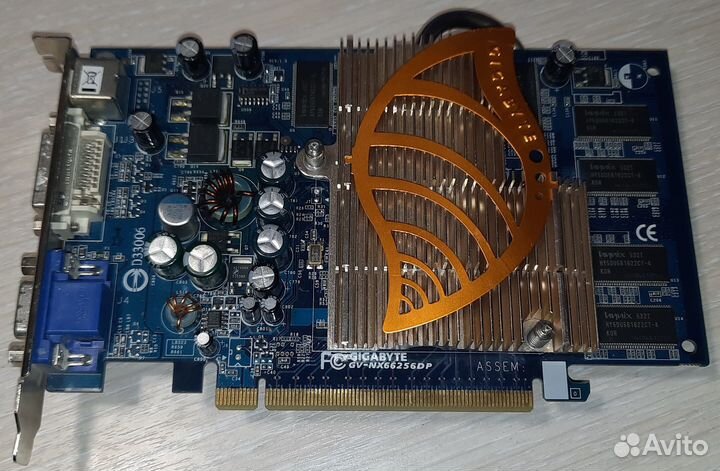 Видеокарта Gigabyte nvidia GeForce 6600 256MB